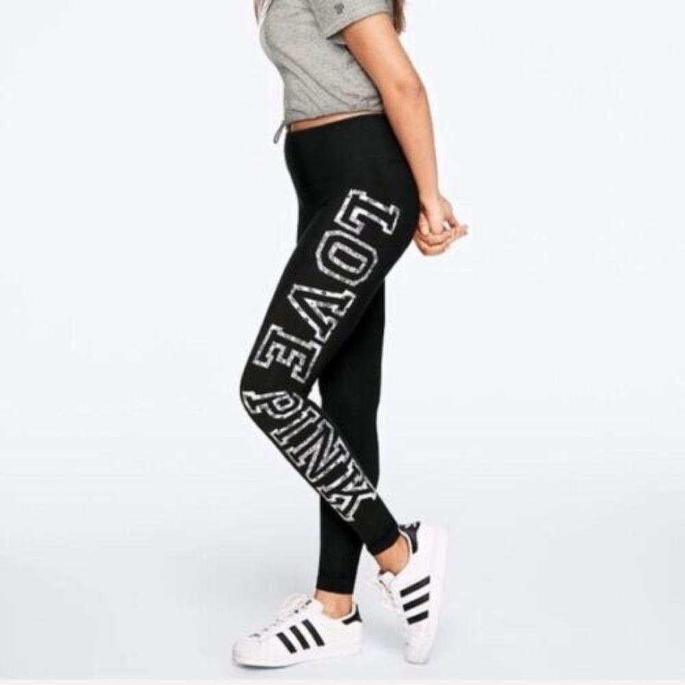 PINK Victoria's Secret Yoga Graphic Leggings
